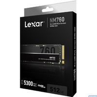 Lexar 雷克沙 NM760系列 M.2 NVMe PCIe4.0 固态硬盘 512GB