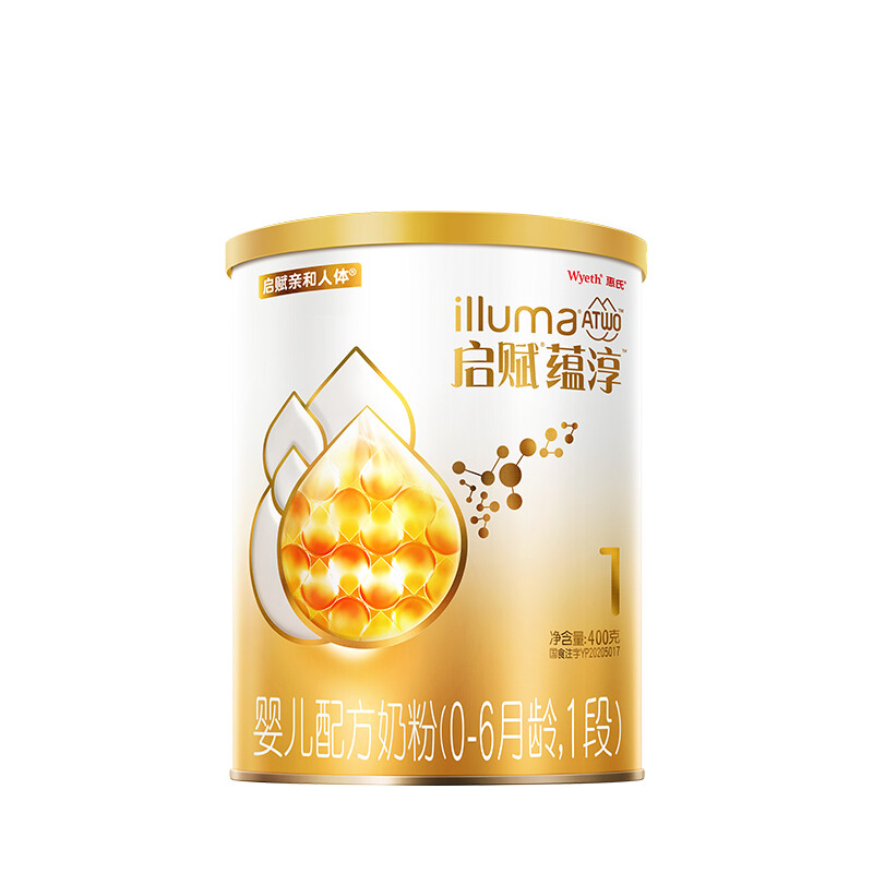 illuma 启赋 atwo蕴淳系列 婴儿奶粉 国行版 1段 400g
