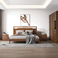 天坛家具TianTan 天坛 实木架子床+弹簧床垫 1.5m