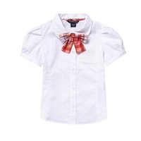 E-LAND KIDS 女童短袖衬衫