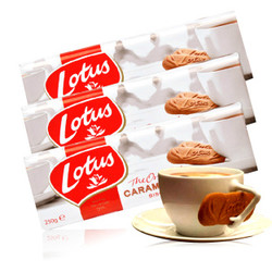 Lotus 和情 比利时焦糖饼干350g 3包