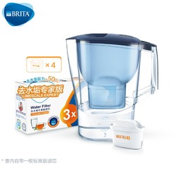 BRITA 碧然德 滤水壶+专家版滤芯3芯（到手1壶4芯）