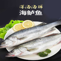 永昌顺 鲜冻海鲈鱼1条约9两至1斤开袋清蒸红烧腌制鲈鱼家庭方便食材