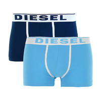 DEICAE 迪赛 Diesel 迪赛男士平角内裤 2条装 送男友礼物 00SMKX 0JKKC 蓝色 XL