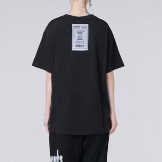 VETEMENTS 男女款圆领短袖T恤 11152003 黑色 S