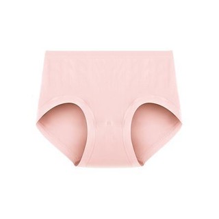Miiow 猫人 女士三角内裤套装 8850 中腰款 3条装(粉色+浅绿+肤色) XL