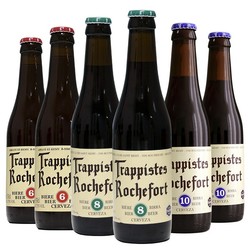 奇盟 Trappistes Rochefort 罗斯福 6号+8号+10号啤酒 330ml*6瓶
