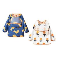 scoornest 科巢 1572 儿童防水罩衣 纳蓝枫鸭+诺橙花园 90码