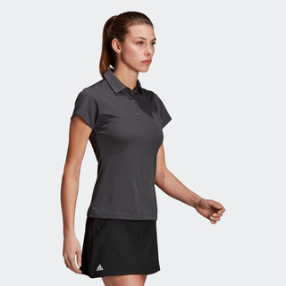 adidas 阿迪达斯 CLIMACHILL POLO 女子POLO衫 CE1462 碳黑 XXL