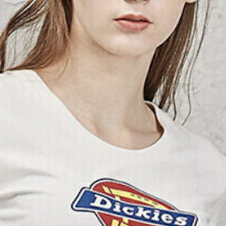 Dickies 帝客 女士圆领短袖T恤 DK000402 白色 S