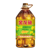金龍魚 食用油 低芥酸 非轉基因壓榨 特香菜籽油5L（新老包裝隨機發貨）