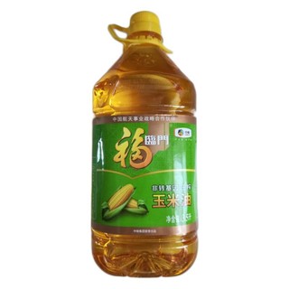 福临门 非转基因 压榨玉米油 3.5L