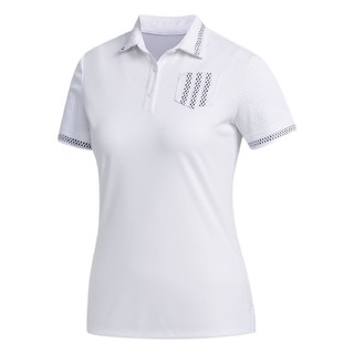 adidas 阿迪达斯 HIGH SS POLO 女子POLO衫 FJ4400 白色 XXL