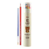 AIHAO 爱好 轻松熊系列 90180-12 水溶性彩色铅笔 12色
