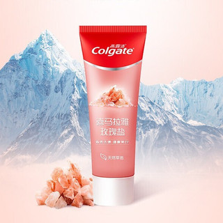 Colgate 高露洁 牙膏套装 (喜马拉雅玫瑰盐健康晶亮115g+冰爽 冷萃龙井120g+劲白小苏打 北美留兰味120g*3)