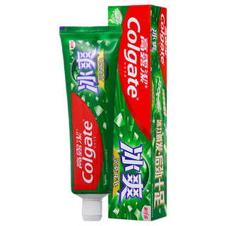 Colgate 高露洁 牙膏套装 (喜马拉雅玫瑰盐健康晶亮115g+冰爽 冷萃龙井120g+劲白小苏打 北美留兰味120g*3)