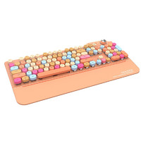 GEEZER G7 三模机械键盘 107键 活力橙混彩
