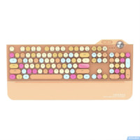 GEEZER G7青轴机械键盘发光无线蓝牙有线三模连接 活力橙混彩
