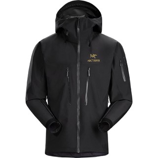 ARC'TERYX 始祖鸟 ASCENT攀岩系列 ALPHA SV 男子冲锋衣 25681 黑色 XXL