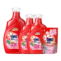 百亿补贴：OMO 奥妙 全自动3合1洗衣液 20.4斤淡雅樱花