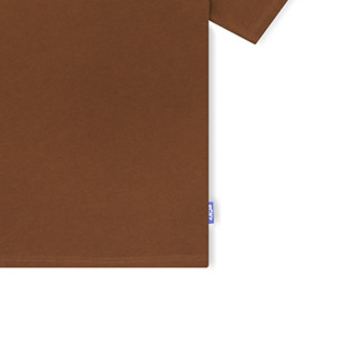 PSYCHO MONKEY 男女款圆领短袖T恤 P0780 巧克力棕 XL
