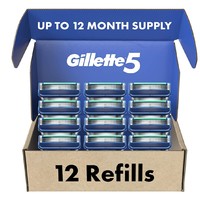 Prime会员：Gillette 吉列 锋隐致顺刀头 12刀头