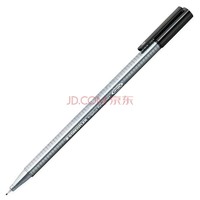 STAEDTLER 施德楼 334-9 纤维笔 10支装 黑色