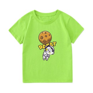 DDCat 叮当猫 DX-604 儿童短袖T恤 绿色 160cm