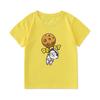DDCat 叮当猫 DX-604 儿童短袖T恤 黄色 120cm