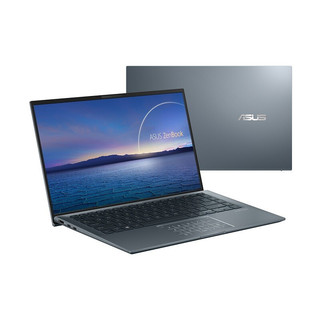 ASUS 华硕 灵耀X 凌锋 十一代酷睿版 14.0英寸 轻薄本 松木青（酷睿i7-1165G7、核芯显卡、16GB、512GB SSD、1080P、IPS）