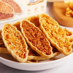 日式小叶酥坚果脆焦糖味10个