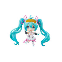 良笑 GSC 初音未来 赛车音2021  MIKU 粘土人 手办摆件