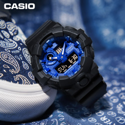 casio 卡西欧 g-shock 硬碰硬 腰果花主题系列 男士石英表 ga-700bp