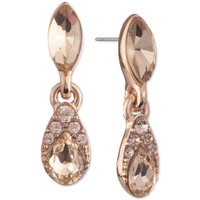 GIVENCHY 纪梵希 Pear-Shape Crystal Drop Earrings