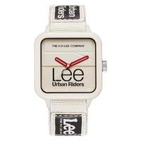 Lee 手表方形运动新品复古vintage创意潮流男女款中性手表 米白色