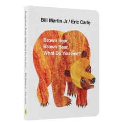 《Brown Bear What Do You See 棕色的熊你在看什么》英文原版纸板书