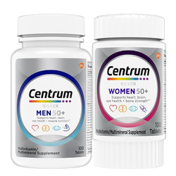 Centrum 善存 复合维生素 男生银片100粒+女士银片100粒