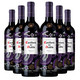 PLUS会员、有券的上：红魔鬼 尊龙系列 梅洛干红葡萄酒 750ml*6瓶 整箱装