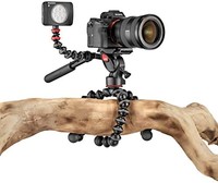 JOBY 巧白 Gorillapod 3K 支架，配有液体双向头，滑动快速释放板