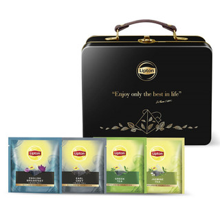 Lipton 立顿 尊萃之选 三角茶包礼盒装 混合口味 76.8g