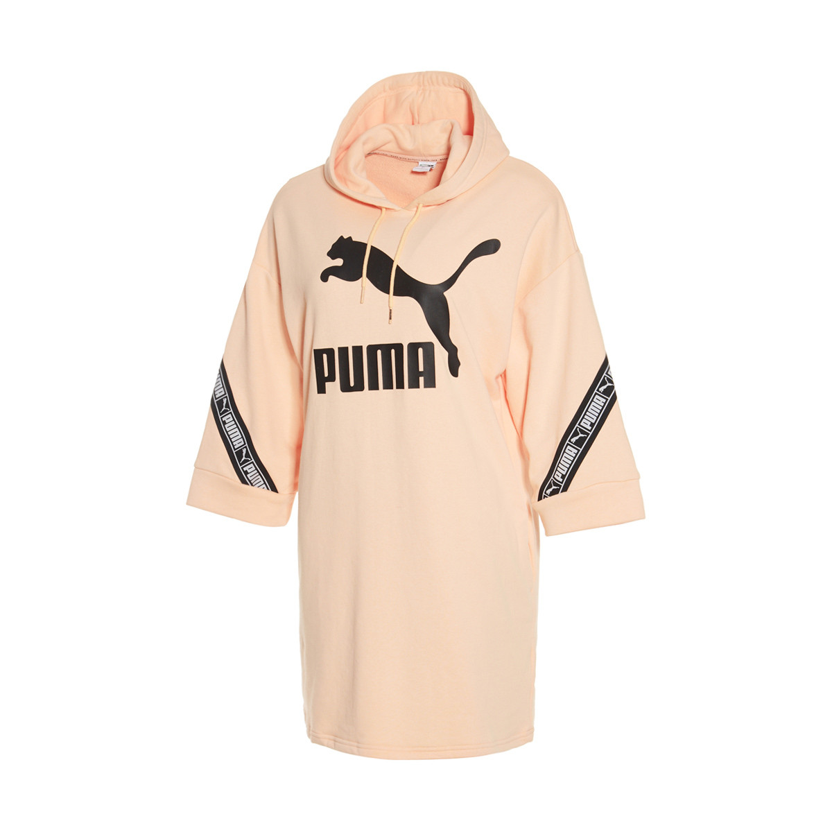 PUMA 彪马 中长款连帽卫衣裙 59602688