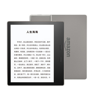 kindle Oasis 3 第三代尊享版 电子书阅读器 便携电纸书墨水屏 7英寸 WiFi Oasis 3第三代 银灰色8G