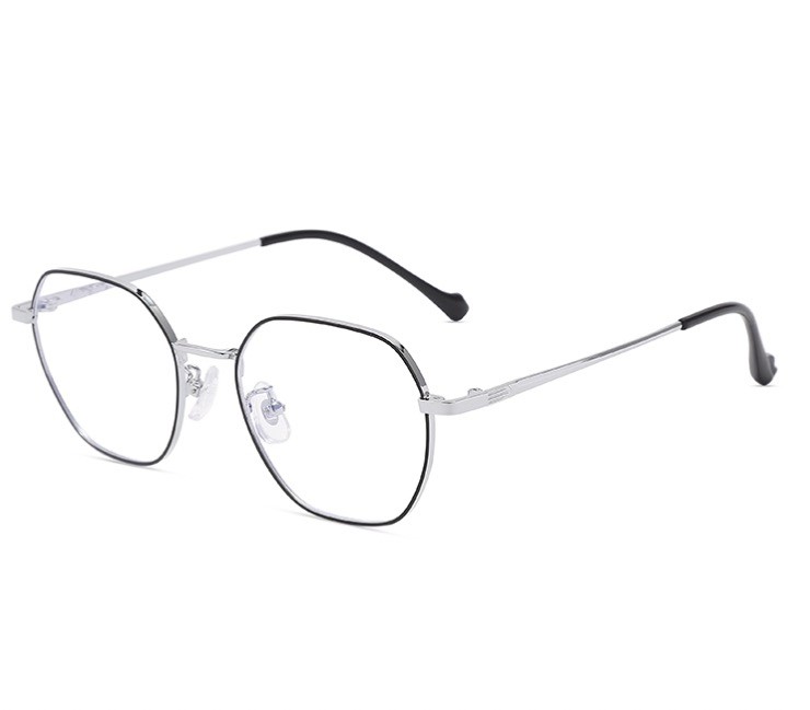 parzin帕森15816l透明白tr合金眼镜框防蓝光镜片