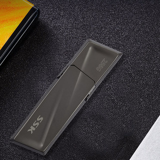 SSK 飚王 SD300 USB 3.2 U盘 黑色 256GB USB-A