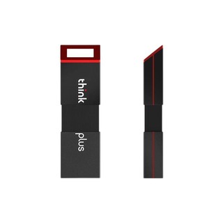 Lenovo 联想 thinkplus X100 USB 3.1 U盘 黑色 128GB USB-A