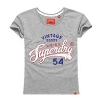 SUPERDRY 极度干燥 女士圆领短袖T恤 SG10002XQDS 灰色 XXS