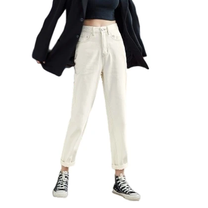 TONLION 唐狮 女士牛仔长裤 671676392858042377