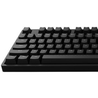 ikbc C104 104键 有线机械键盘 正刻 黑色 Cherry茶轴 无光