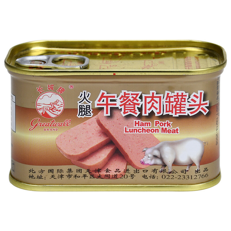 greatwall BRAND 长城牌 火腿午餐肉罐头 198g