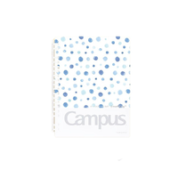 KOKUYO 国誉 Campus系列 WSG-RUDP52B A5活页笔记本 水彩絮语款 蓝色 单本装